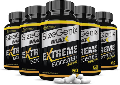Sizegenix Max 1600 mg Advanced Men's Health Formula - 300 Capsules (5-Pack)