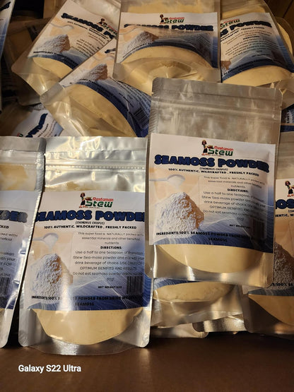 Organic Sea Moss Powder 227 g - Wildcrafted Irish Sea Moss, Single Ingredient