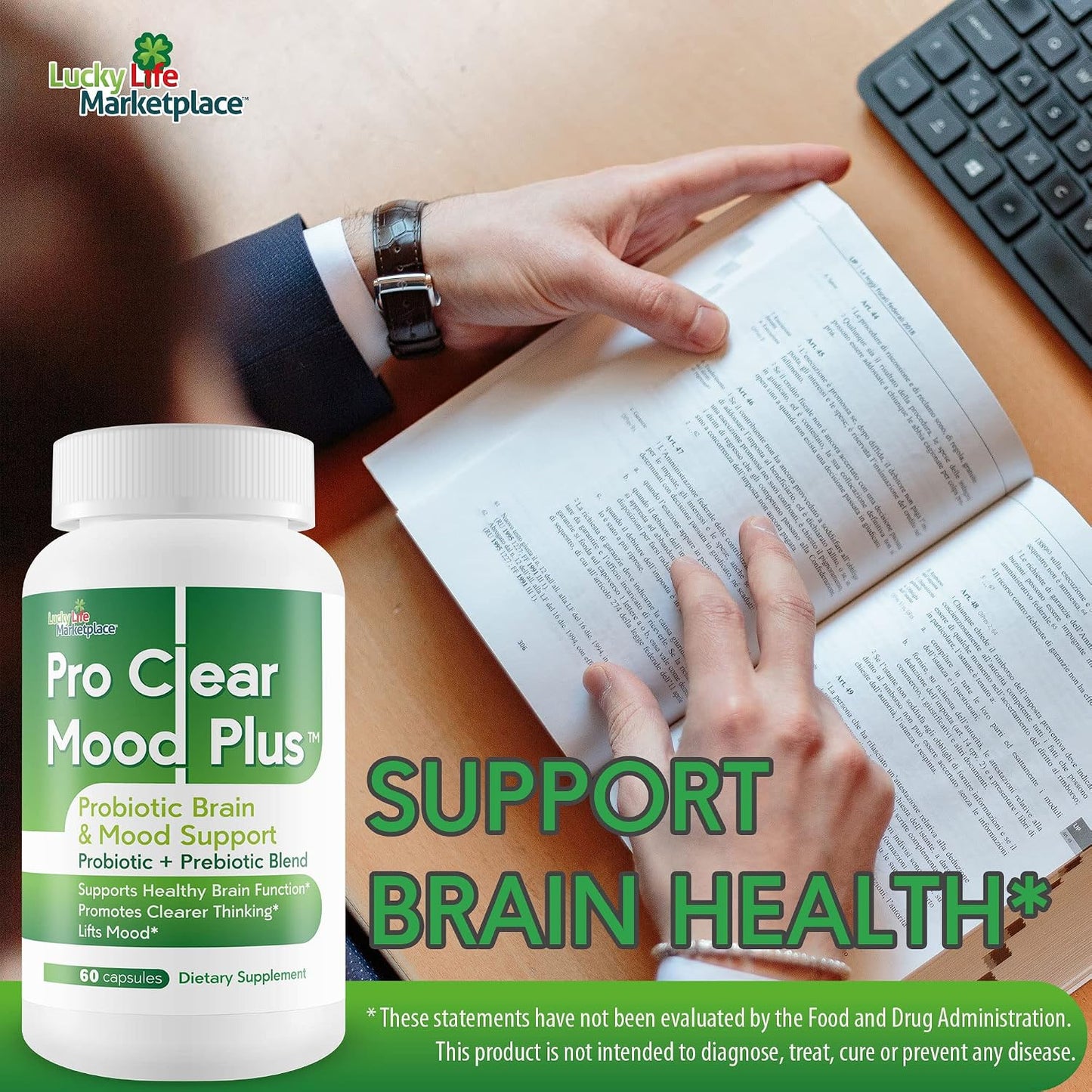 Pro Clear Mood Plus - Probiotic for Brain & Mood Support - görsel 5