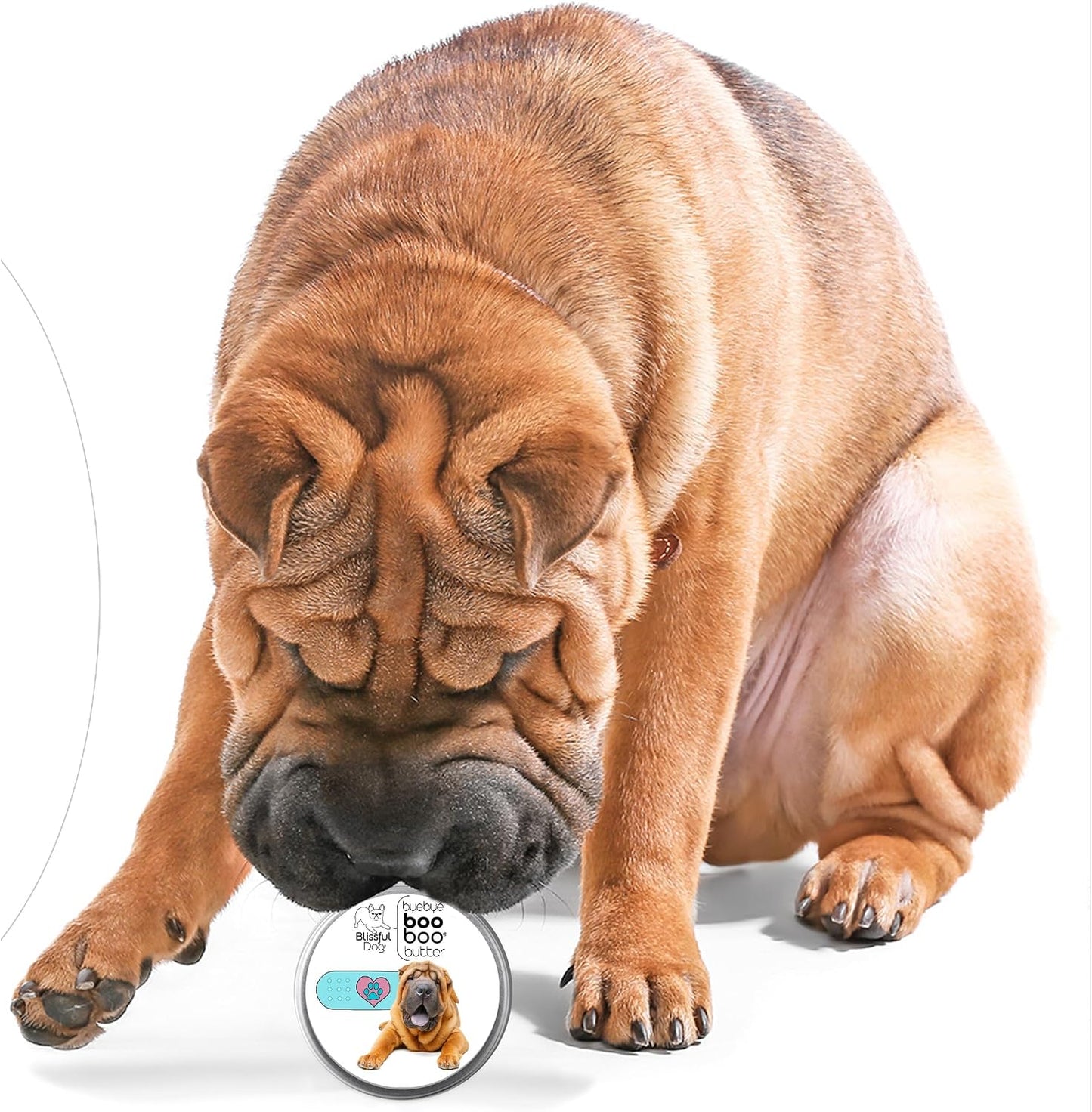 The Blissful Dog 4 oz TIN Chinese Shar Pei Booboo Butter - görsel 2