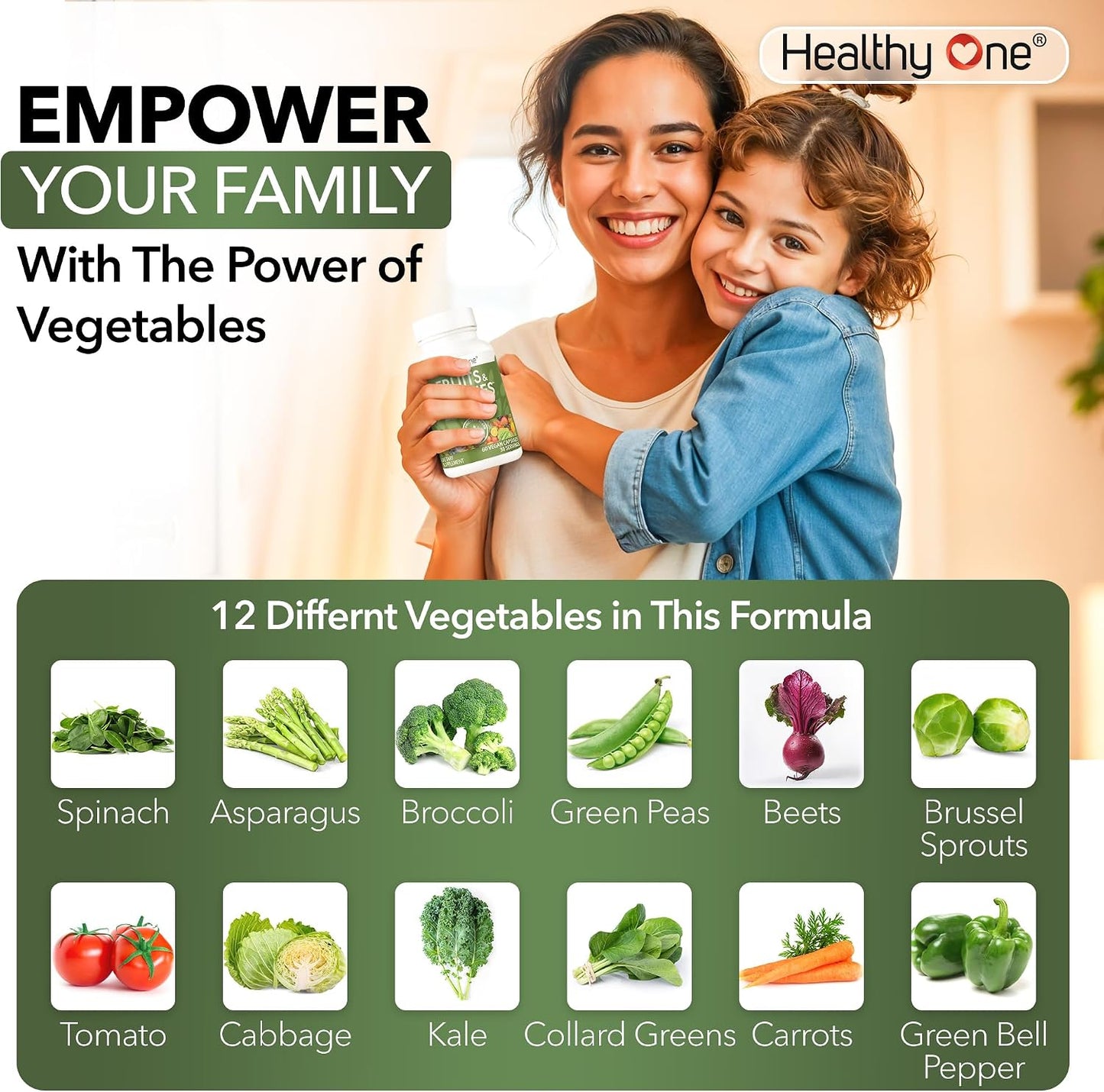 Fruits & Veggies Formula – 27 Premium Whole Foods – Organic Ingredients – 150 Capsules (75 Servings) - görsel 4