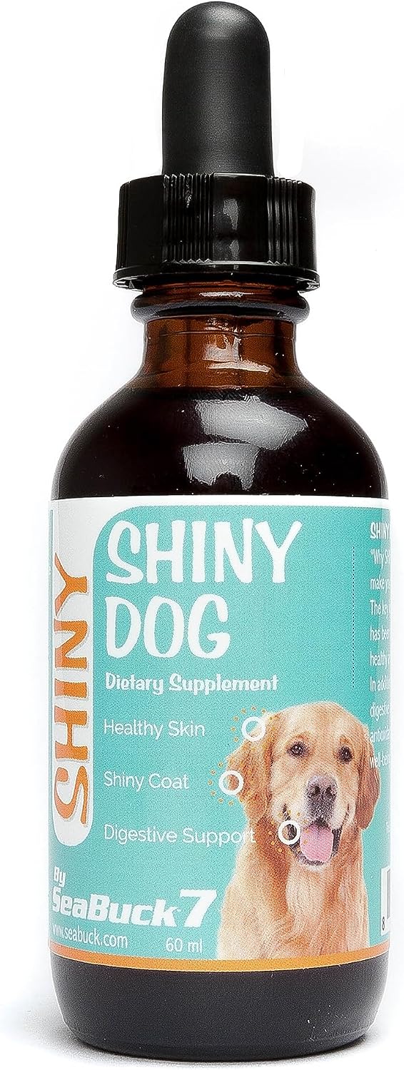 SeaBuck 7 Shiny Dog Sea Buckthorn Oil for Dogs, 60ml – Image 1