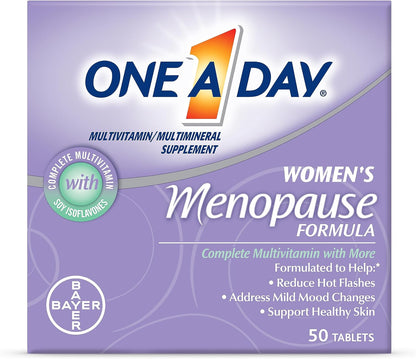 One A Day Women's Menopause Multivitamin with Soya Isoflavones, 50 Tablets