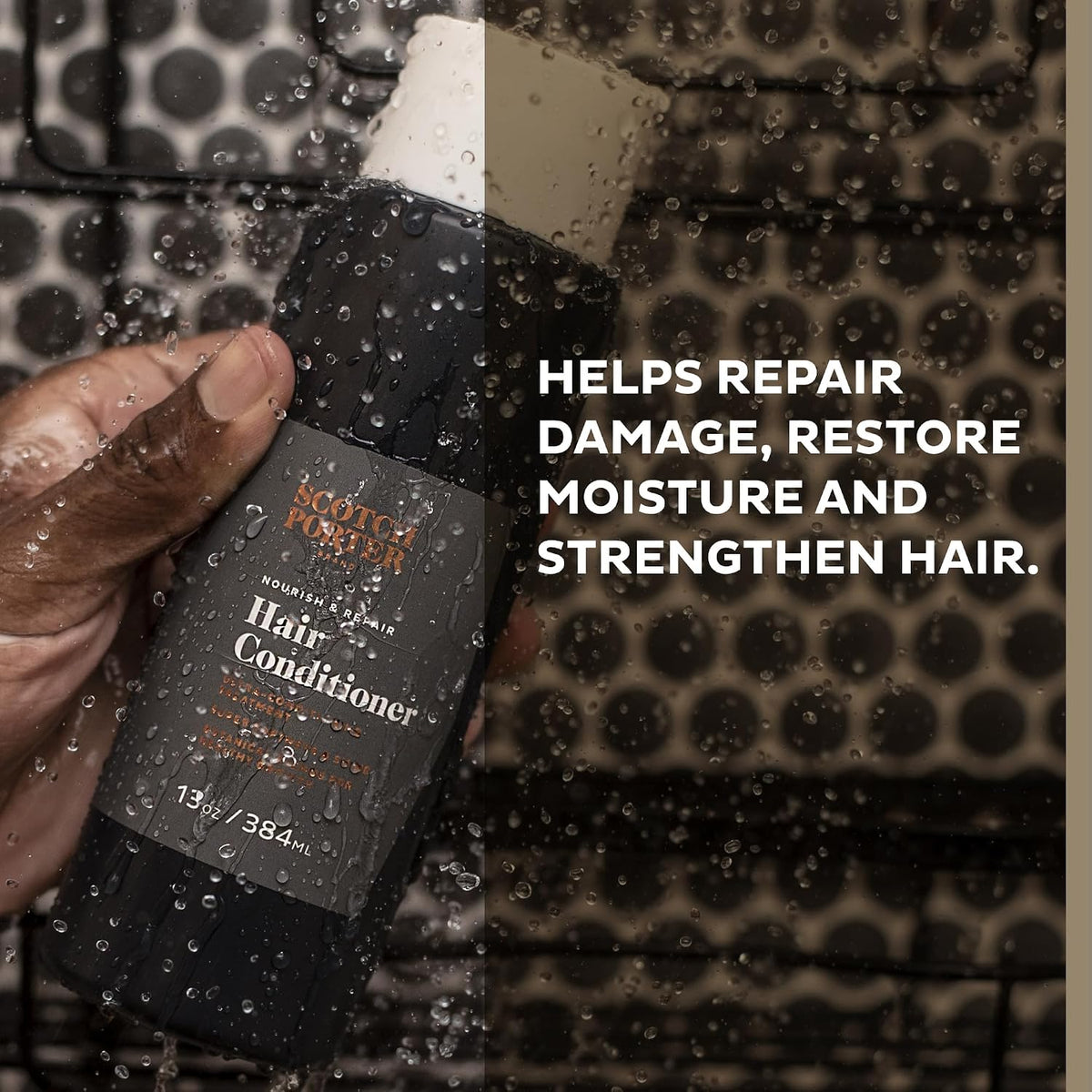 Scotch Porter Curls & Waves Conditioner for Men (13oz, 3-Pack) - görsel 4