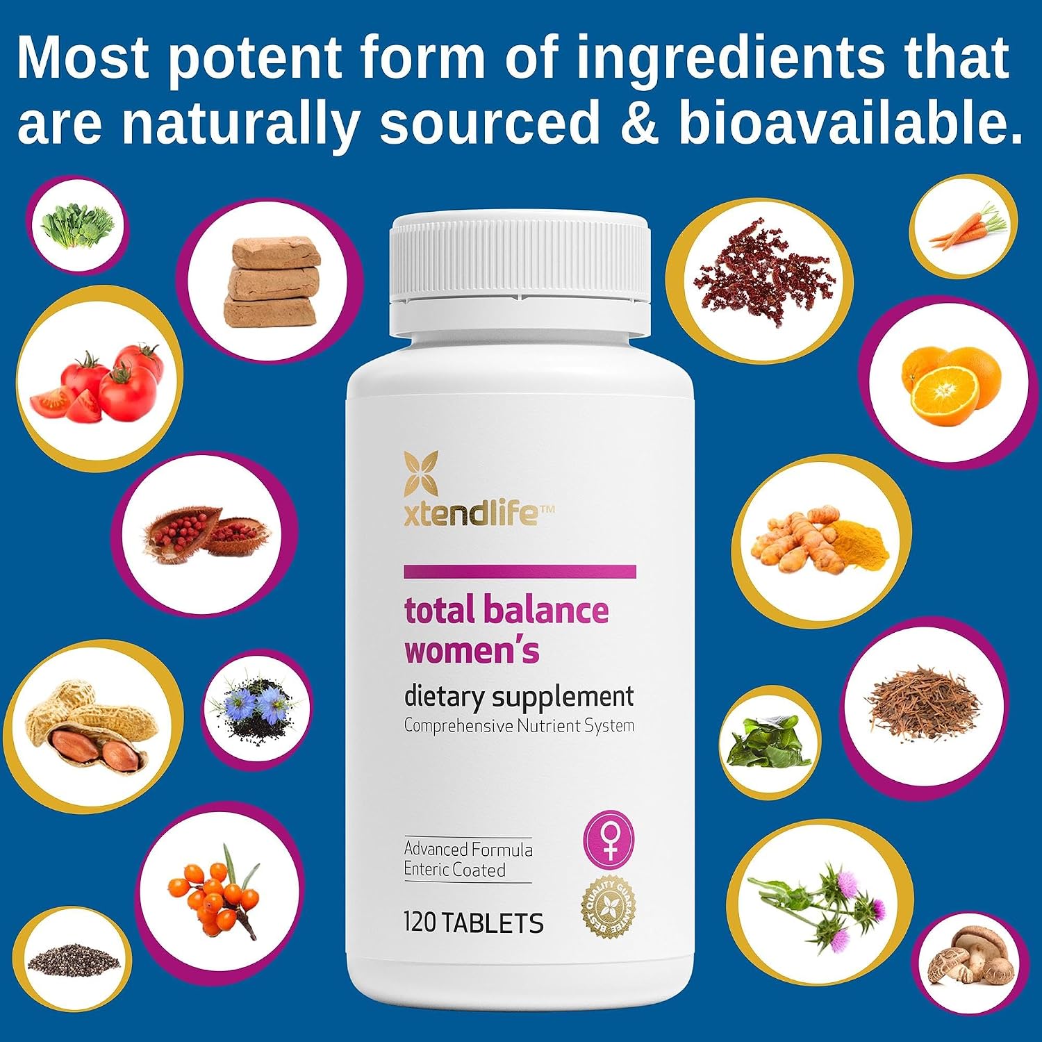 Xtendlife Total Balance Women's Multivitamin: 77 Nutrients for Immune, Heart, Digestive and Cellular Health - 30 Day Supply - görsel 6