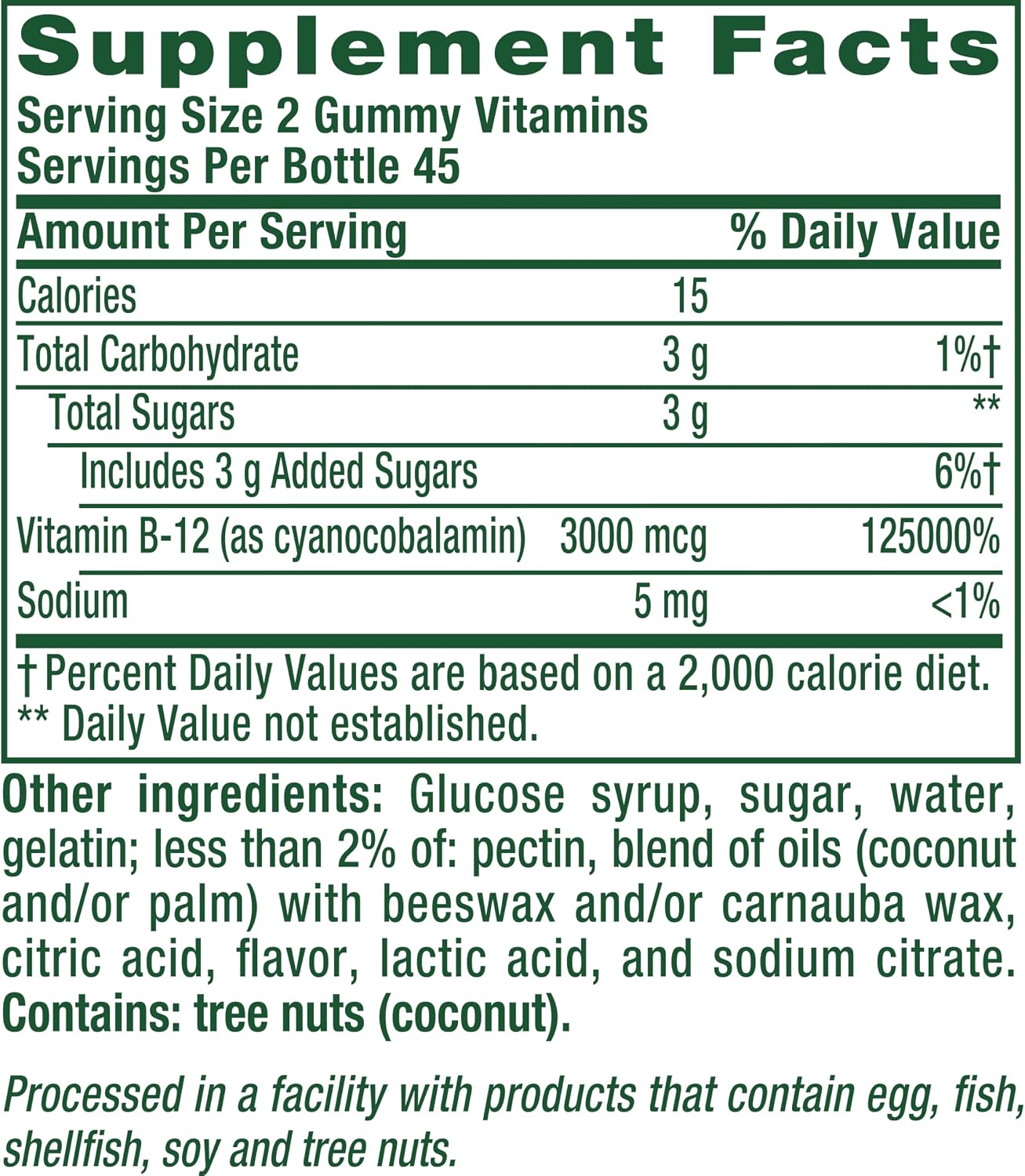 vitafusion Extra Strength Vitamin B12 Gummies - Cherry Flavour, 90 Gummies - görsel 2