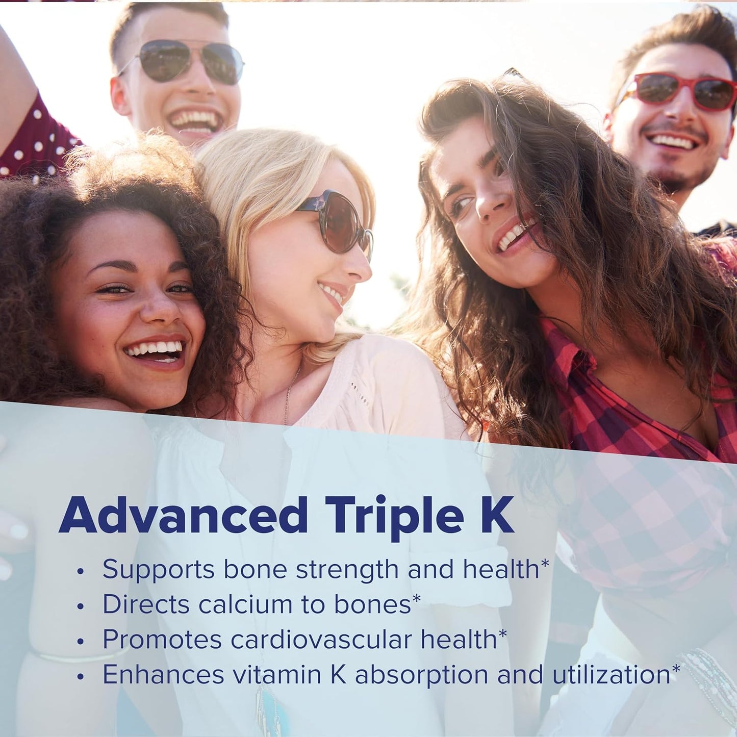Superior Source Advanced Triple K - Vitamin K1 & K2 Supplement - Bone Health & Immune Support - 30 Instant Dissolve Tablets - görsel 6