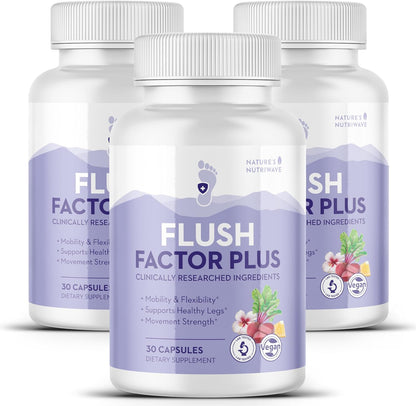 Flush Factor Plus – Original Formula – 30 Caps, 3-Month Supply