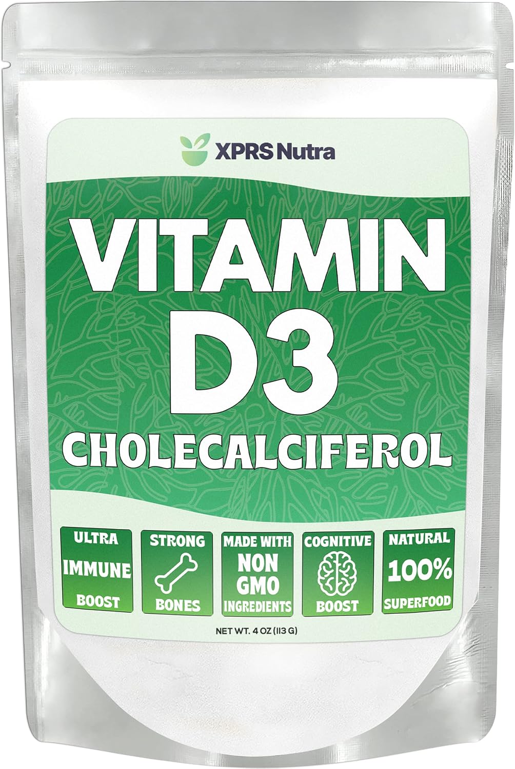 XPRS Nutra Vitamin D3 Powder (Cholecalciferol) - Unflavoured Vitamin D for Bones and Immunity - 227g - görsel 8