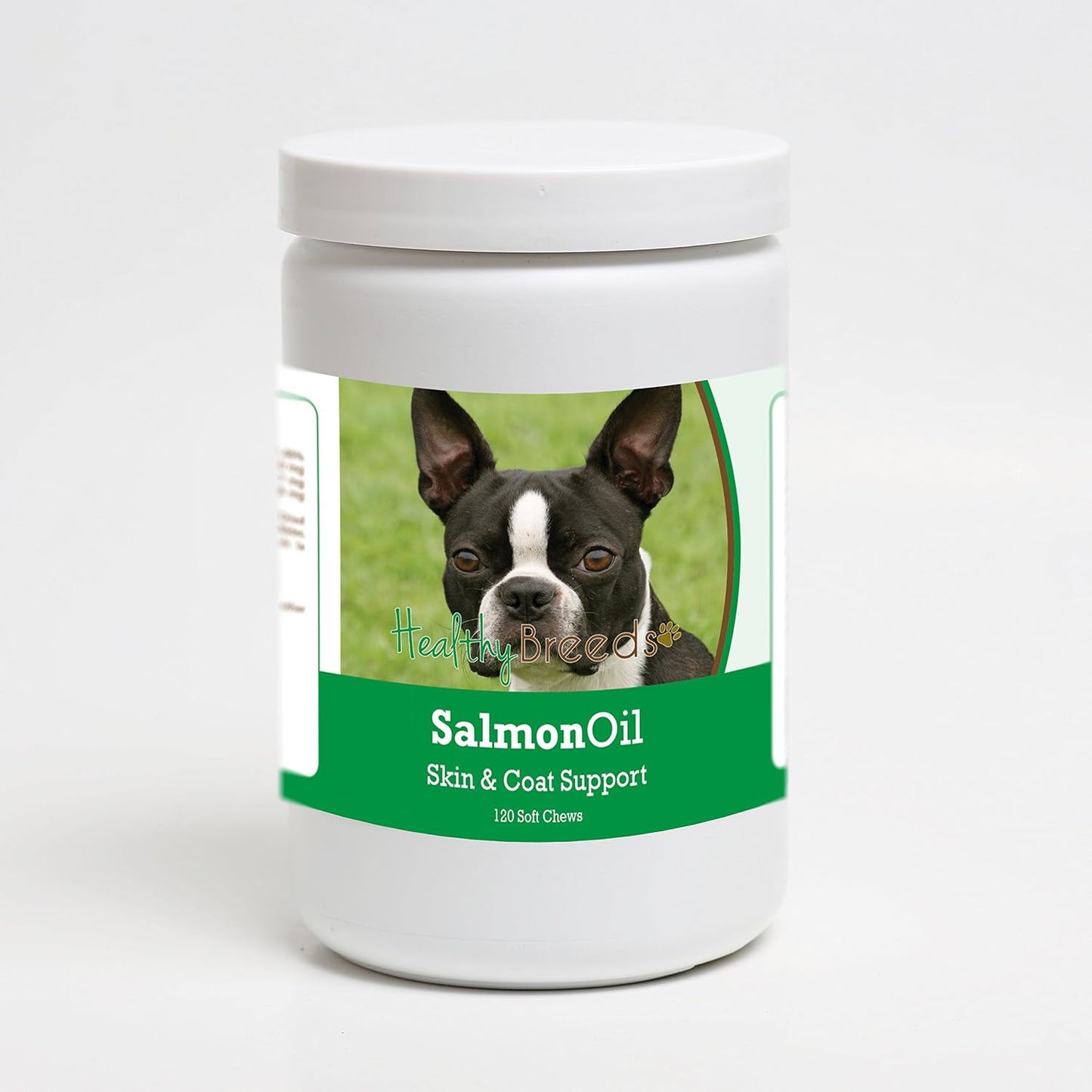 Healthy Breeds Boston Terrier Salmon Oil Soft Chews 120 Count - görsel 1