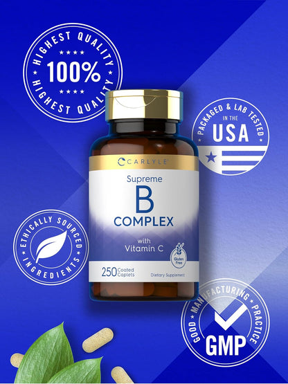 Carlyle Vitamin B Complex with Vitamin C - 250 Tablets