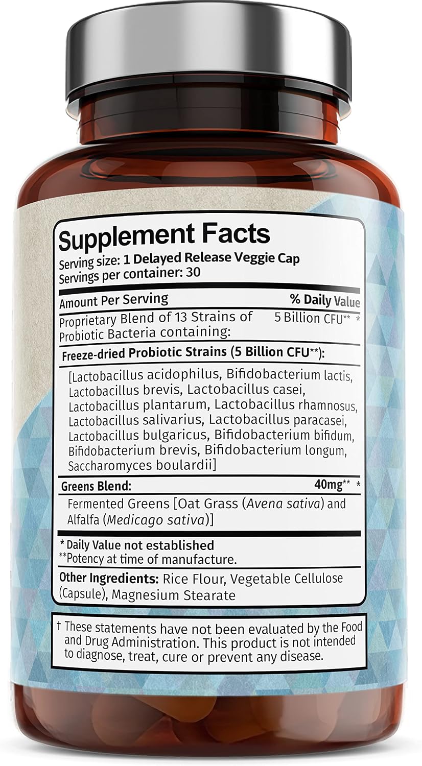Vitamin Bounty Pro-Daily Probiotic – 5B CFU, 13 Strains with Acidophilus & Bifidobacterium - görsel 6