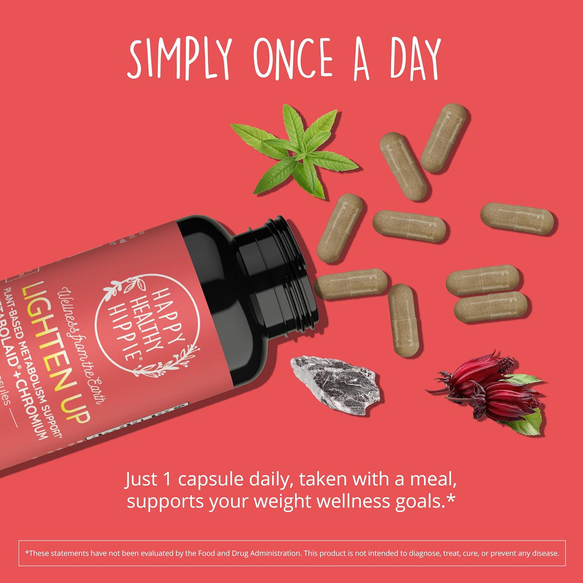 Happy Healthy Hippie GLP-1 Supplement with Metabolaid & Chromium – Appetite Control for Women – 30 Vegan Capsules - görsel 8