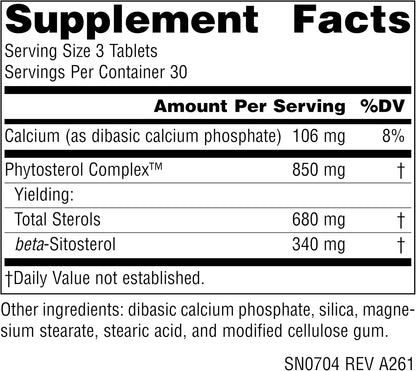 Source Naturals Phytosterol Complex with Beta-Sitosterol, 113 mg - 90 Tablets