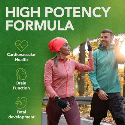 PlantFusion Vegan High Strength Methylfolate 5-MTHF – Fast Acting Sublingual Lozenges – 60 Lozenges