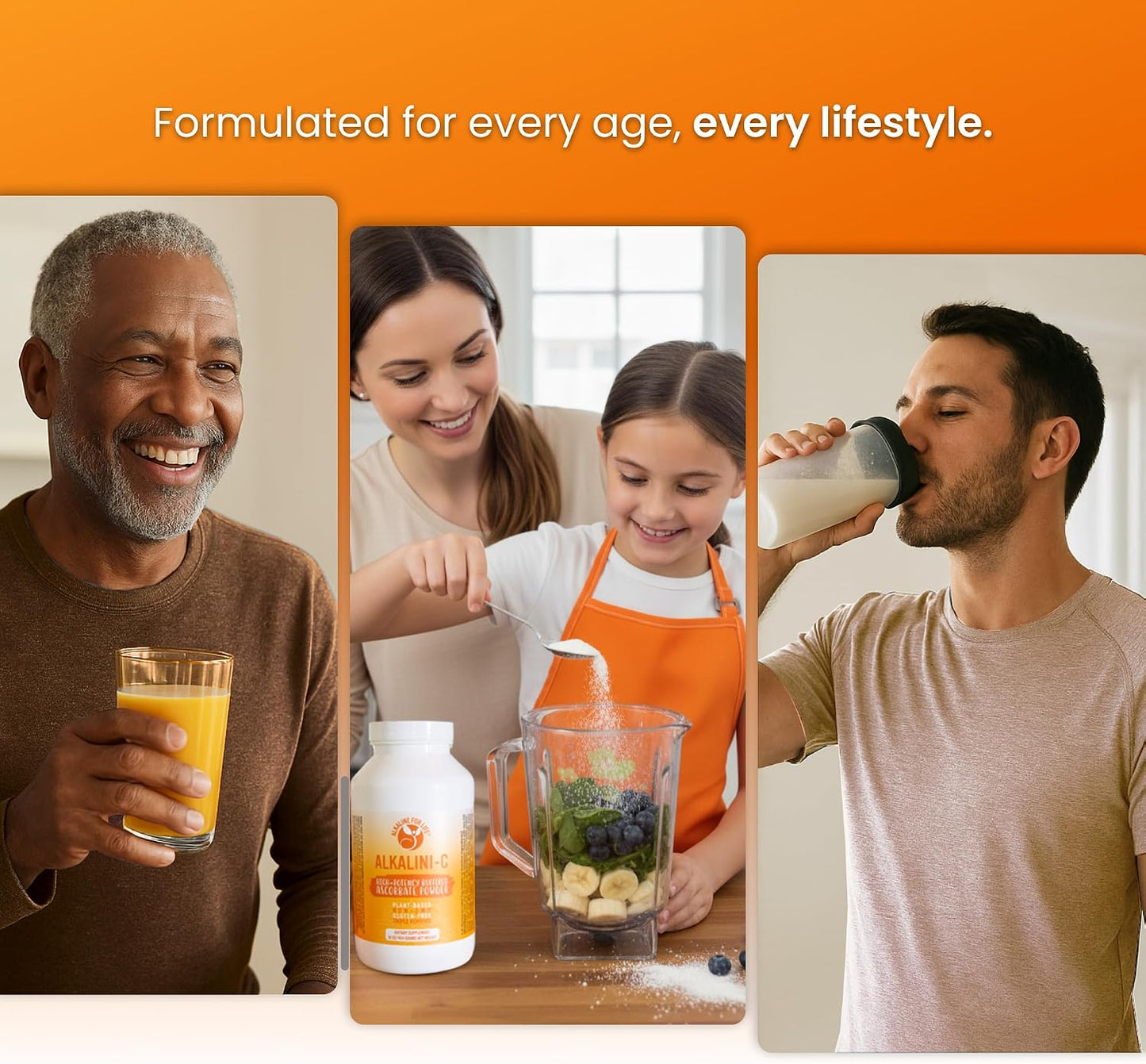 Alkaline for Life Alkalini-C Buffered Vitamin C Powder, Maize-Free - görsel 7