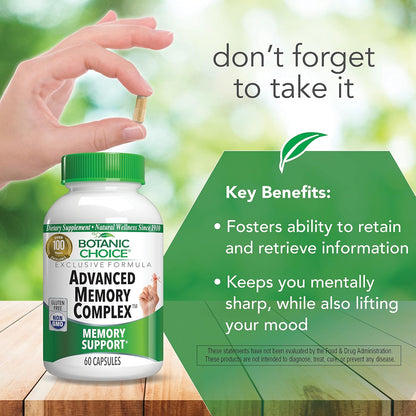 Botanic Choice Advanced Memory Complex - 60 Capsules
