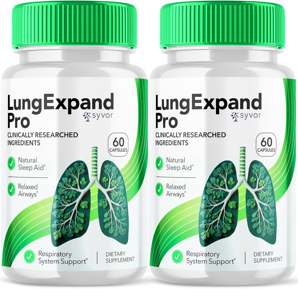 (2-Pack) Lung Expand Pro Capsules – Natural Respiratory Support - görsel 1