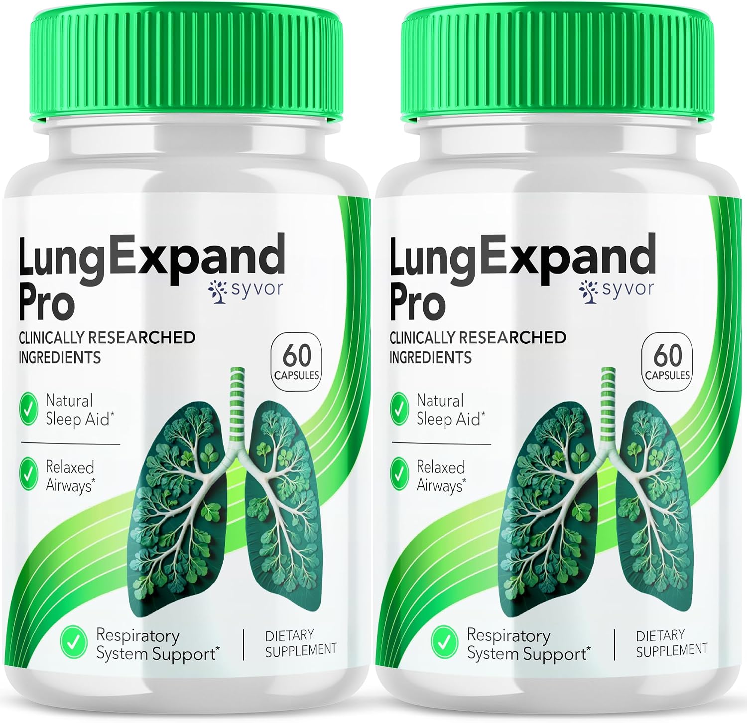 (2-Pack) Lung Expand Pro Capsules – Natural Respiratory Support - görsel 1