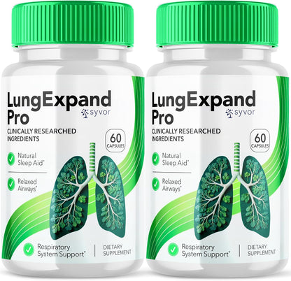 (2-Pack) Lung Expand Pro Capsules – Natural Respiratory Support