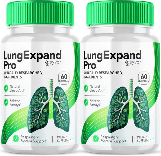 (2-Pack) Lung Expand Pro Capsules – Natural Respiratory Support