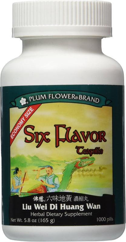 Six Flavour Rehmannia Pills – Economy Size (1000 ct)