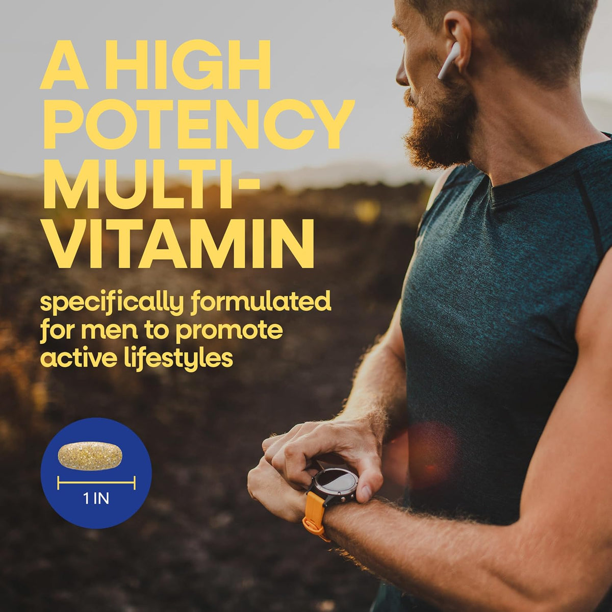 Nature's Way Alive! Men's Once Daily Ultra Potency Multivitamin Tablets, 60 Tablets - görsel 2