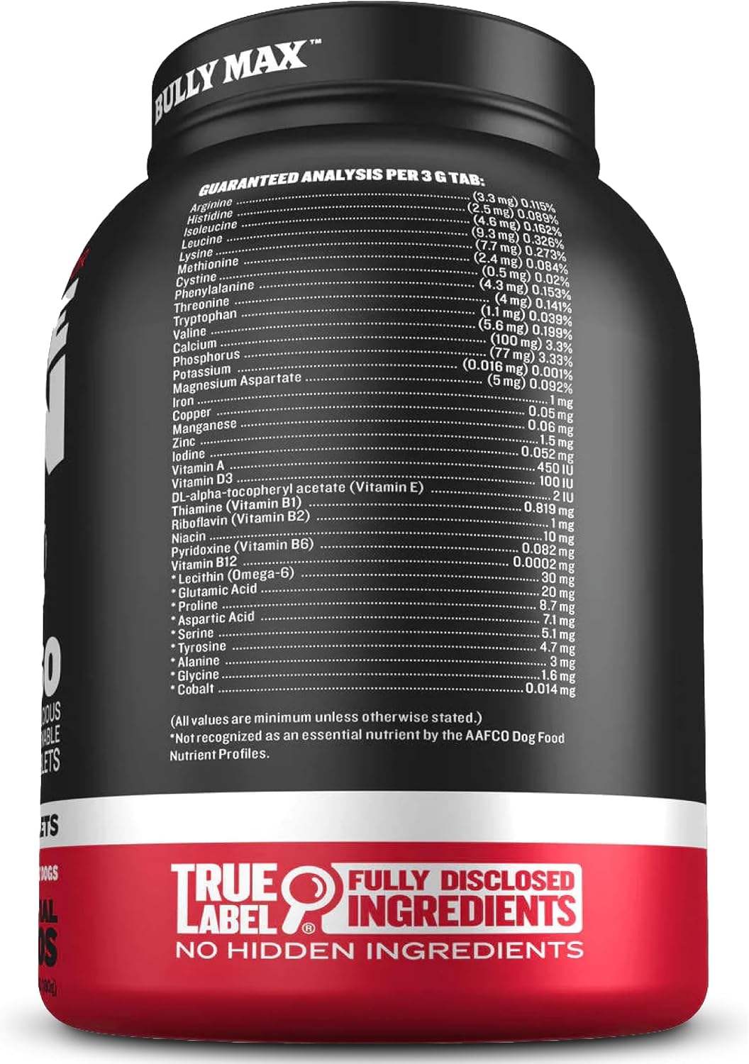 Bully Max 2-in-1 Muscle Builder Chewable Tablets for Dogs - 60 Tablets (2 Bottles) - görsel 7