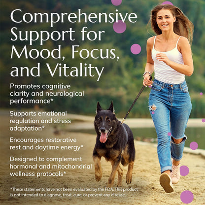 Neurobiologix Pregnenolone Plus: Pregnenolone and Niacinamide Supplement for Hormone Balance, Mood & Mental Clarity – 60 Capsules