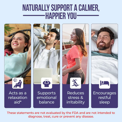 Nature's Nectar Keep Calm – Capsules with Ashwagandha, GABA, Magnesium & 5-HTP