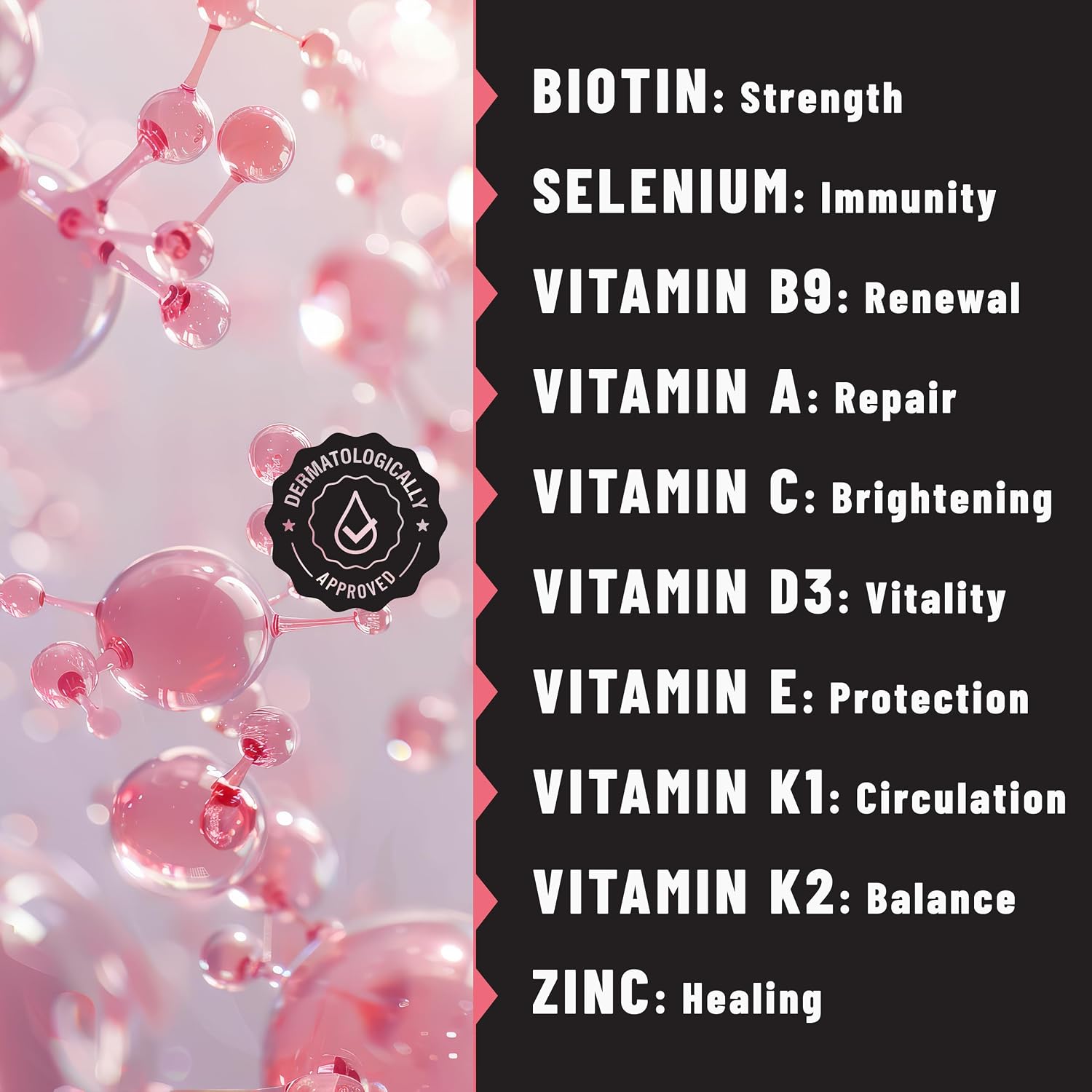 TOLEVITA Biotin Patches – 36 Patches | 7.5 mg Biotin with Essential Vitamins & Minerals for Hair, Skin & Nails - görsel 4