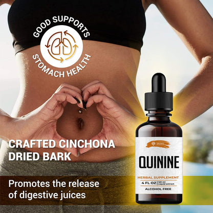 Quinine Tincture Extract – Cinchona Bark Herbal Supplement, 118 ml