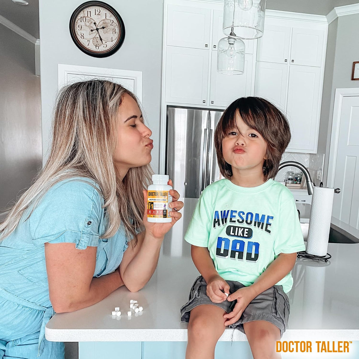Doctor Taller Kids Multivitamins - Grape Flavour - 90 Chewable Tablets (6-Week Supply) - görsel 6
