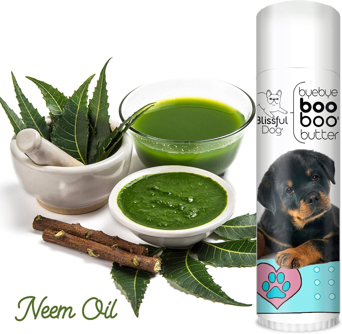 The Blissful Dog .50 oz Tube Rottweiler Booboo Butter - görsel 2