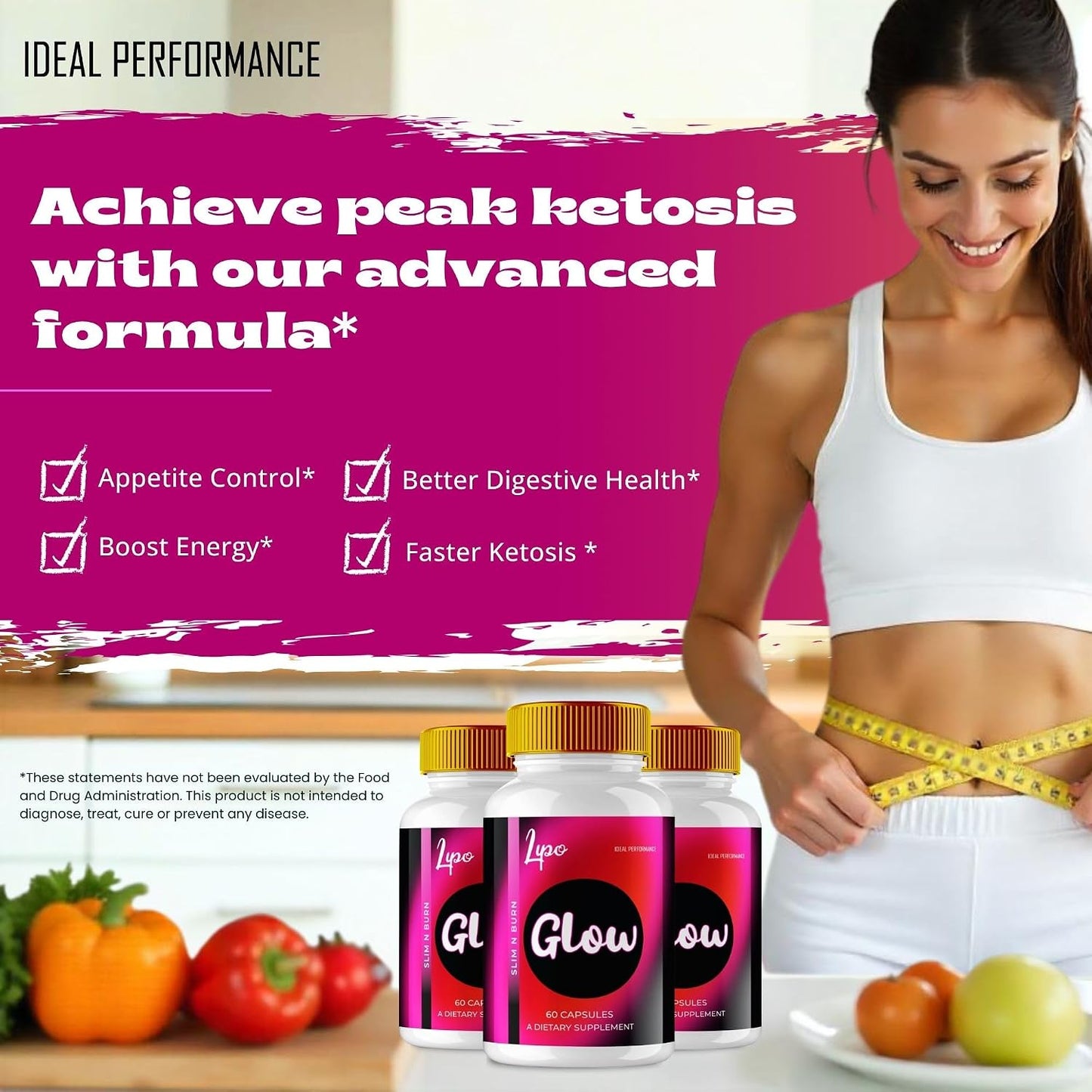 LipoGlow Capsules – Official Lipo Glow Supplement (3 Pack) - görsel 5