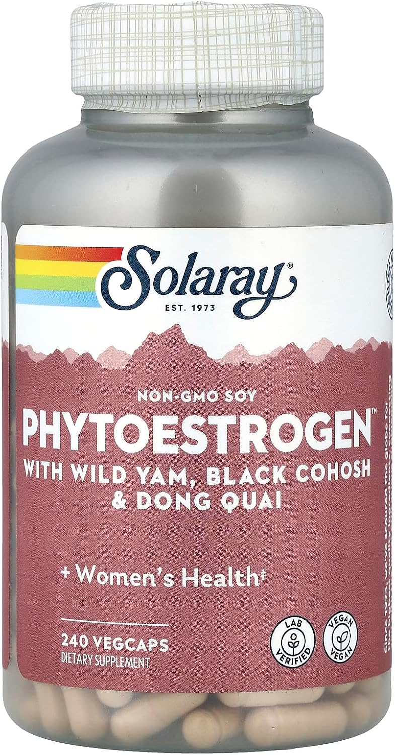 Solaray Phytoestrogen Supplement – 240 Capsules - görsel 1