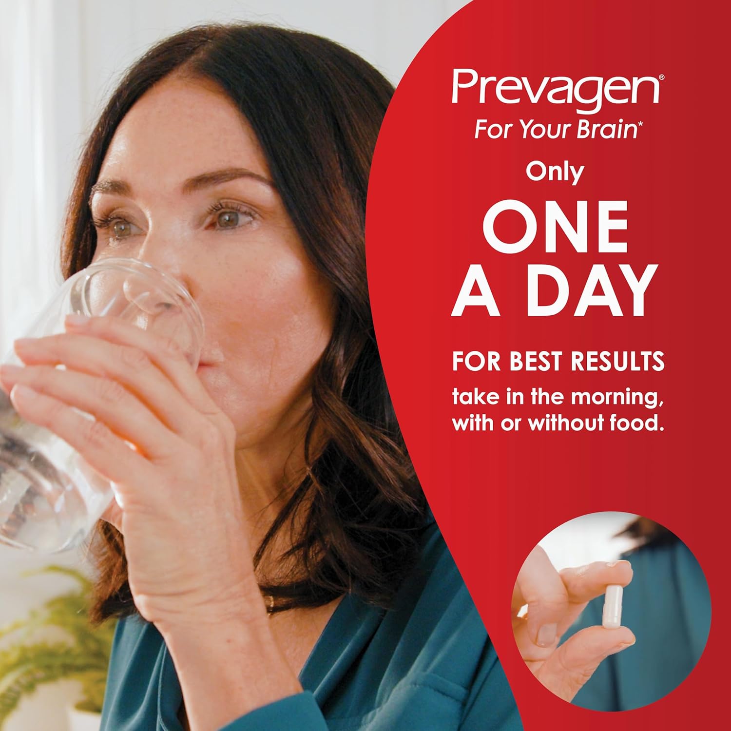 Prevagen Extra Strength - 30 Capsules (1 Month Supply) | Formulated for Your Brain | 20mg Apoaequorin + Vitamin D3 with Pill Organiser - görsel 7
