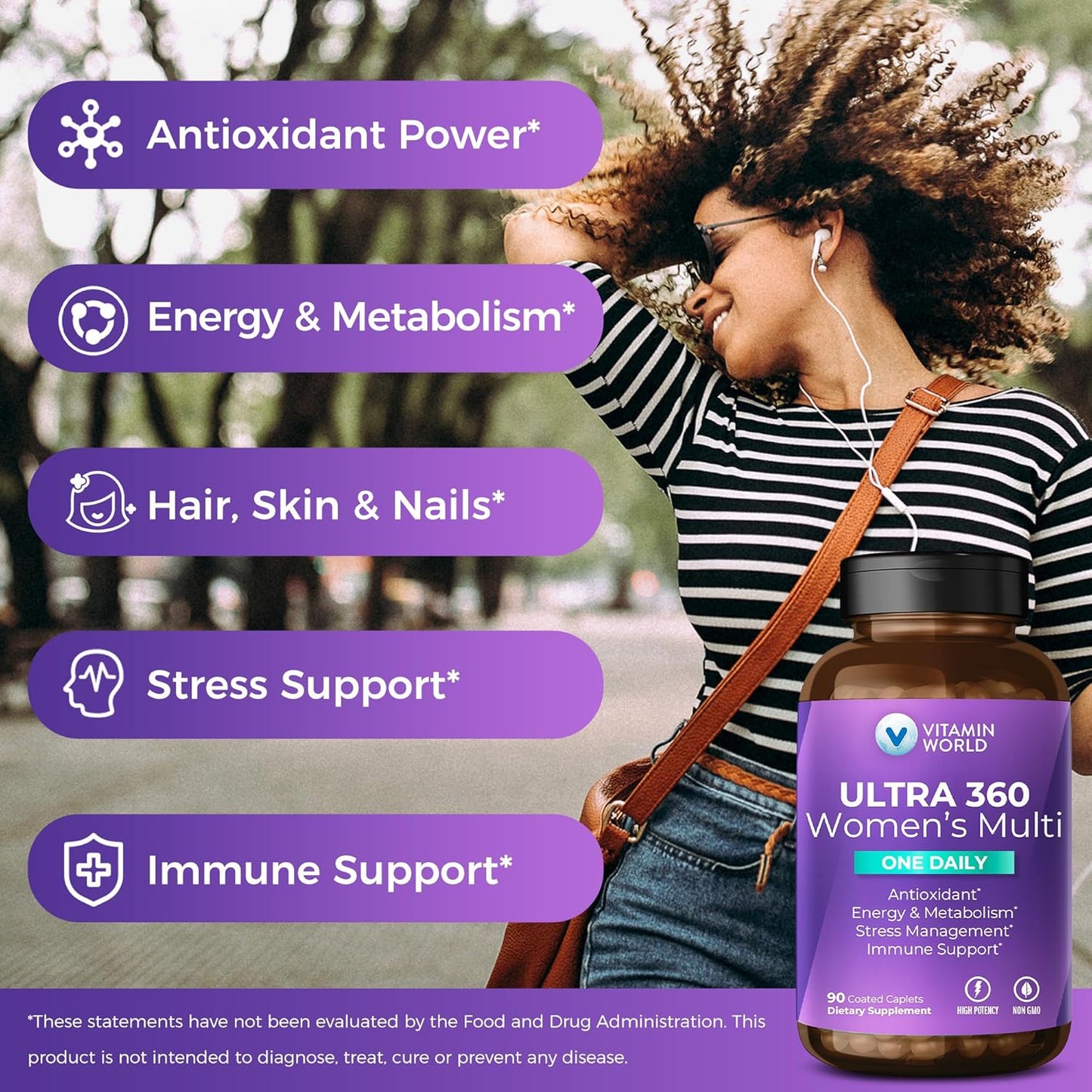 Vitamin World Ultra 360 Women's Multivitamin Once Daily, 90 Caplets - görsel 4
