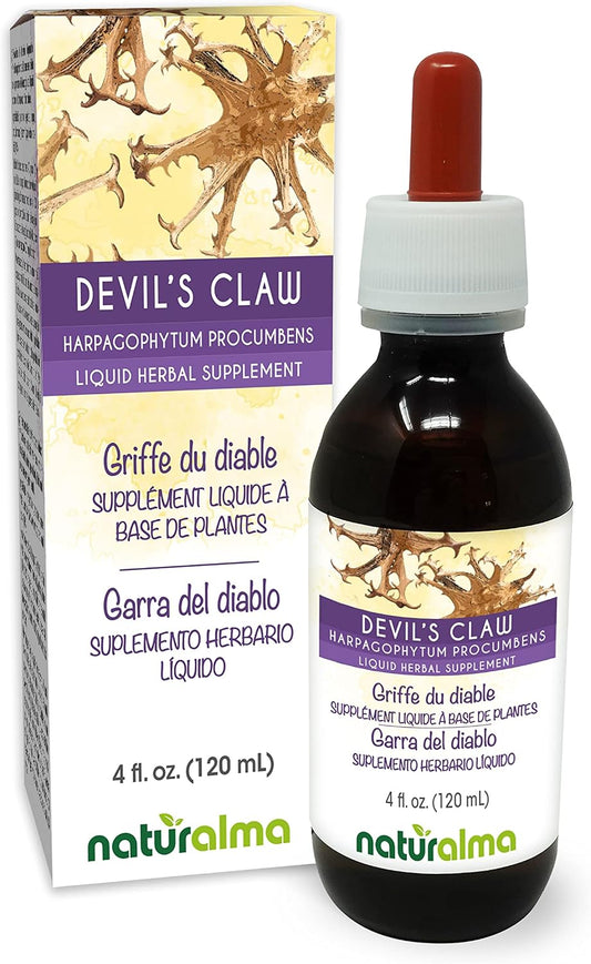 Naturalma Devil's Claw (Harpagophytum procumbens) Root Alcohol-Free Tincture - 120 ml