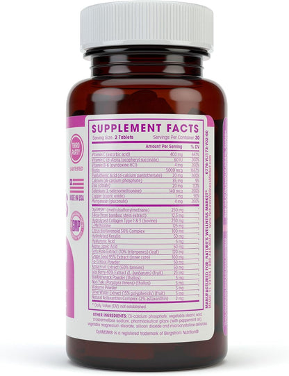 Hair, Skin & Nails Essential Nourishing Food Supplement - 4000mcg Biotin, 60 Capsules
