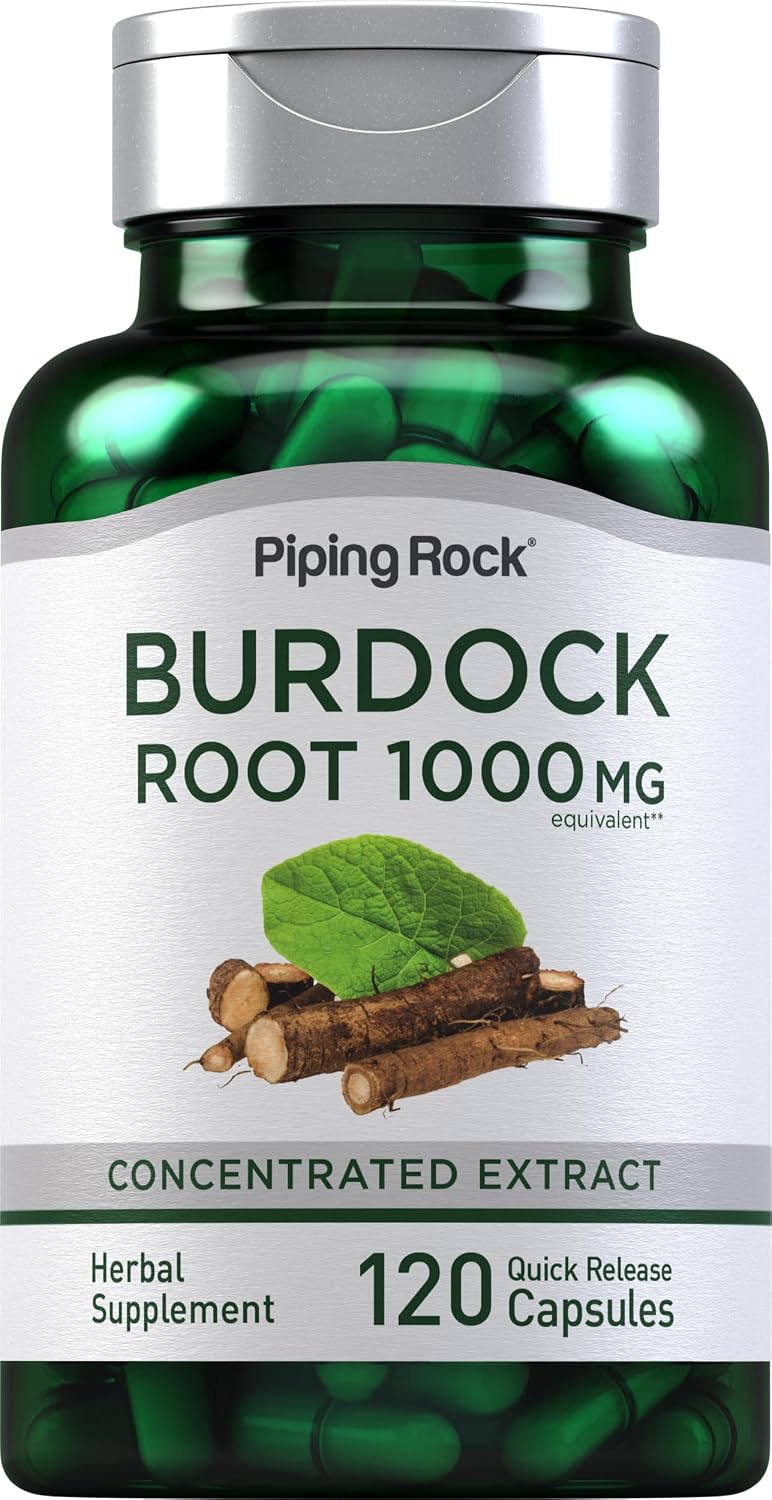 Piping Rock Burdock Root Capsules (120 Count) - görsel 1