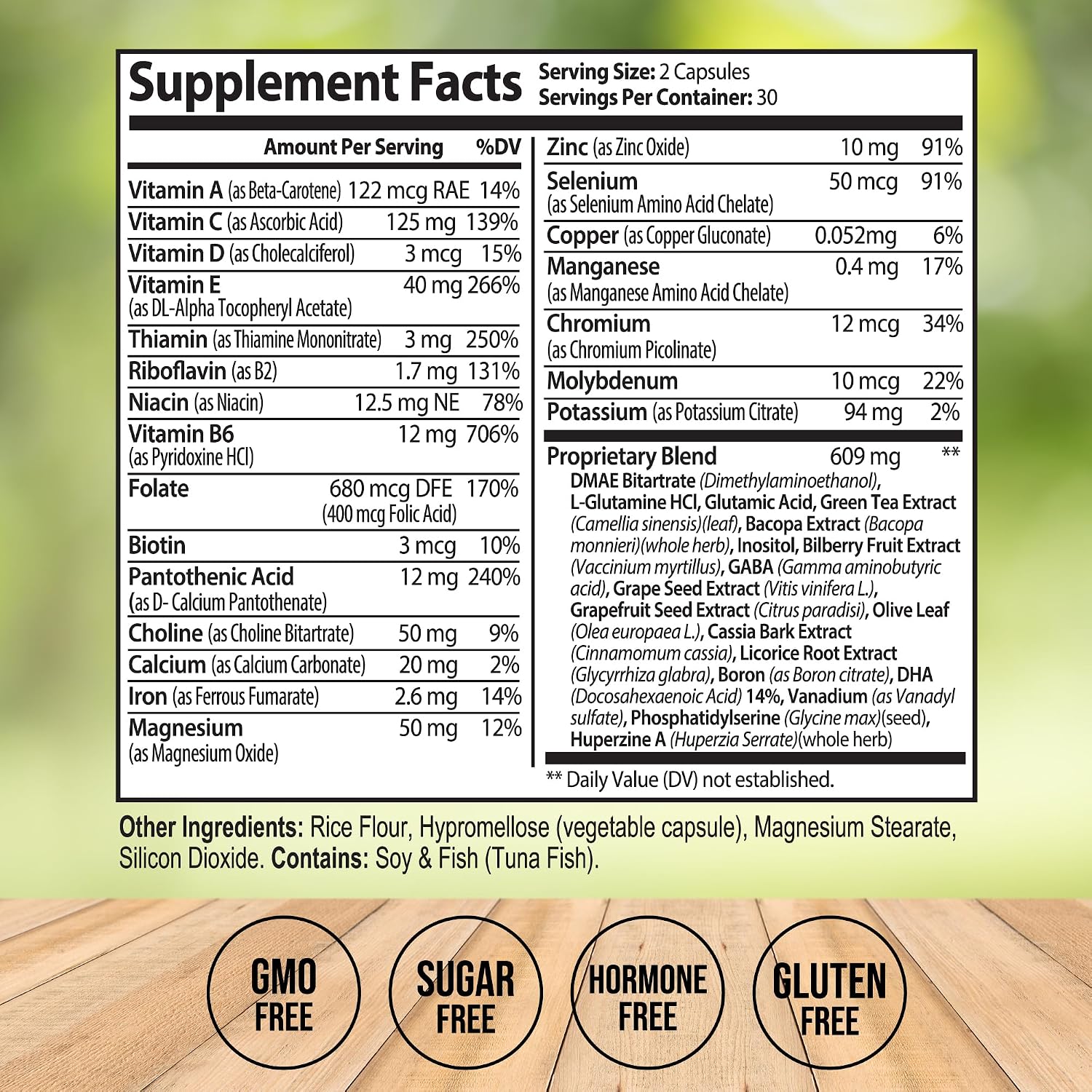 Neuro Plus Brain Supplement - Nootropic for Memory, Focus & Clarity - 60 Capsules - görsel 3