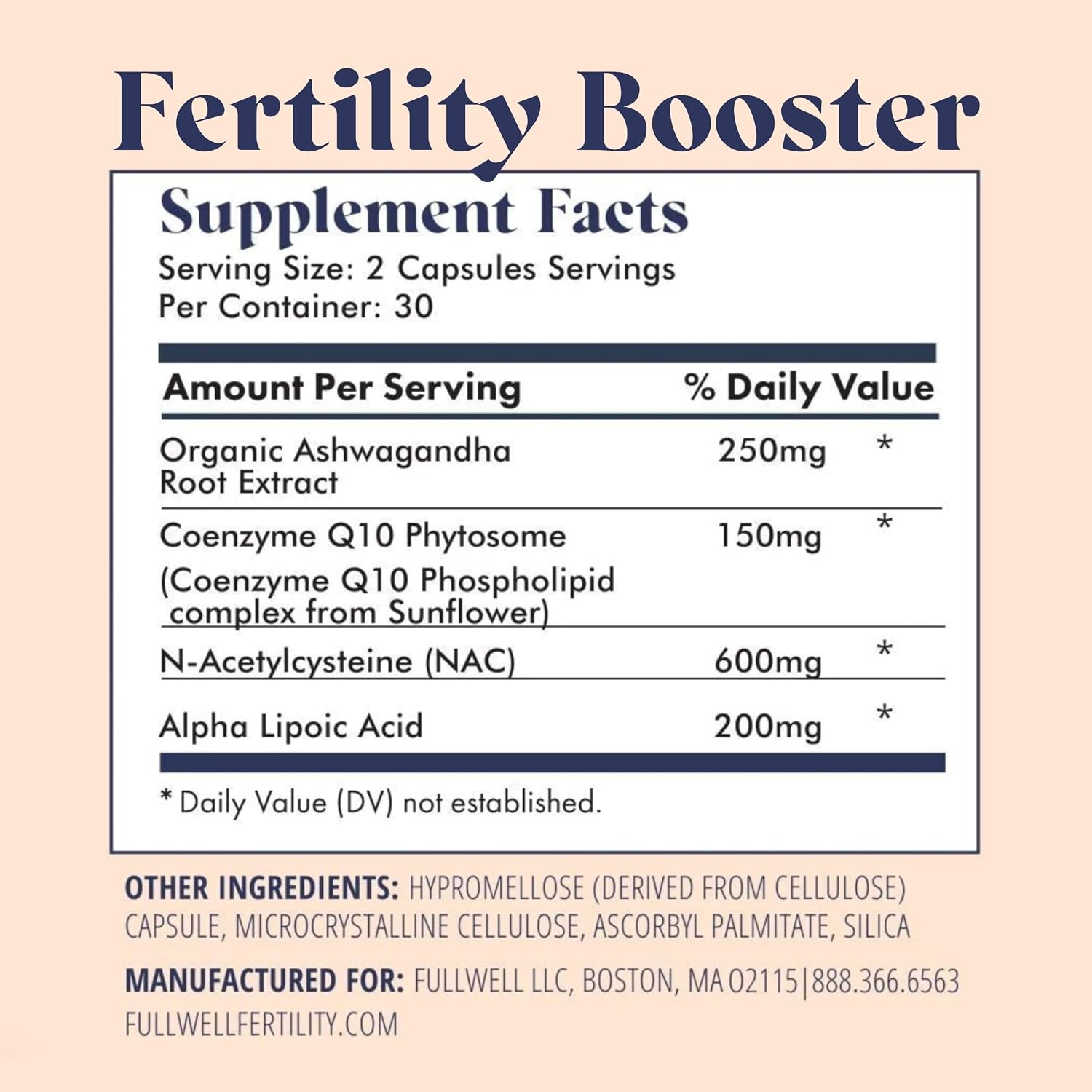 FullWell Women's Fertility Trio - Fertility Booster, Prenatal Multivitamin & Fish Oil for Conception Support - görsel 2