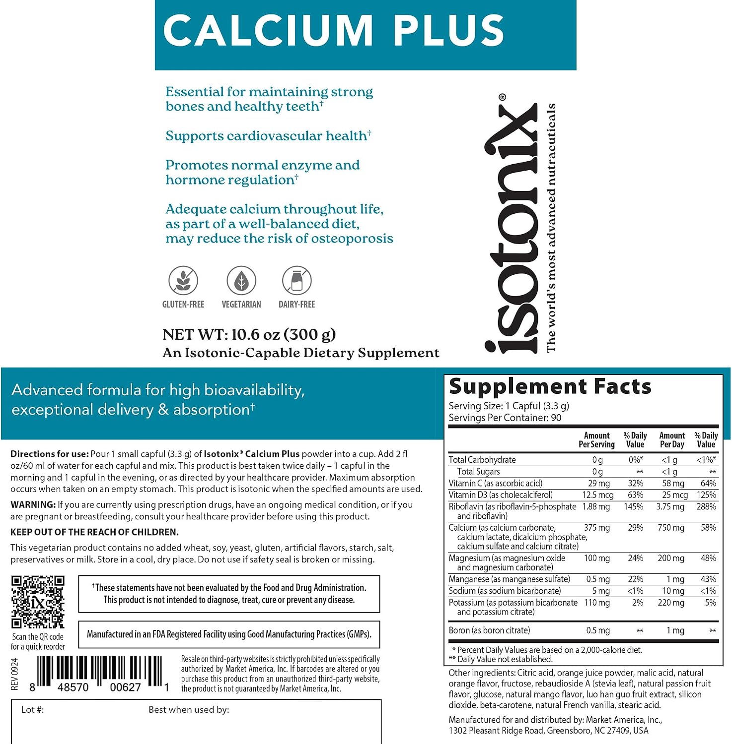 Isotonix Daily Essentials Kit with Iron – Multivitamin, Calcium, B-Complex, and OPC-3 (4-Piece Set, 90 Servings) - görsel 2