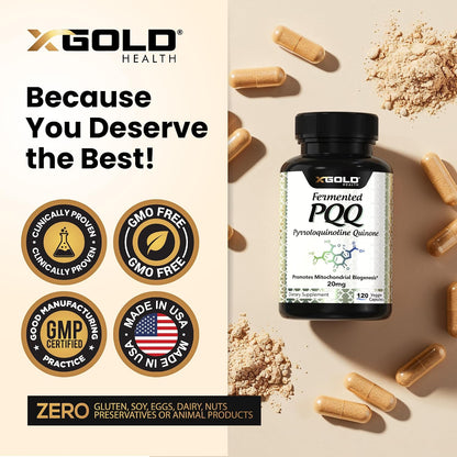 Fermented PQQ 20 mg Supplement