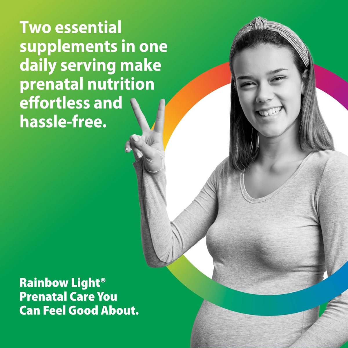 Rainbow Light Prenatal DHA Vitamins for Women - 30 Caplets & 30 Softgels - Omega-3 Fish Oil (DHA & EPA) - görsel 3