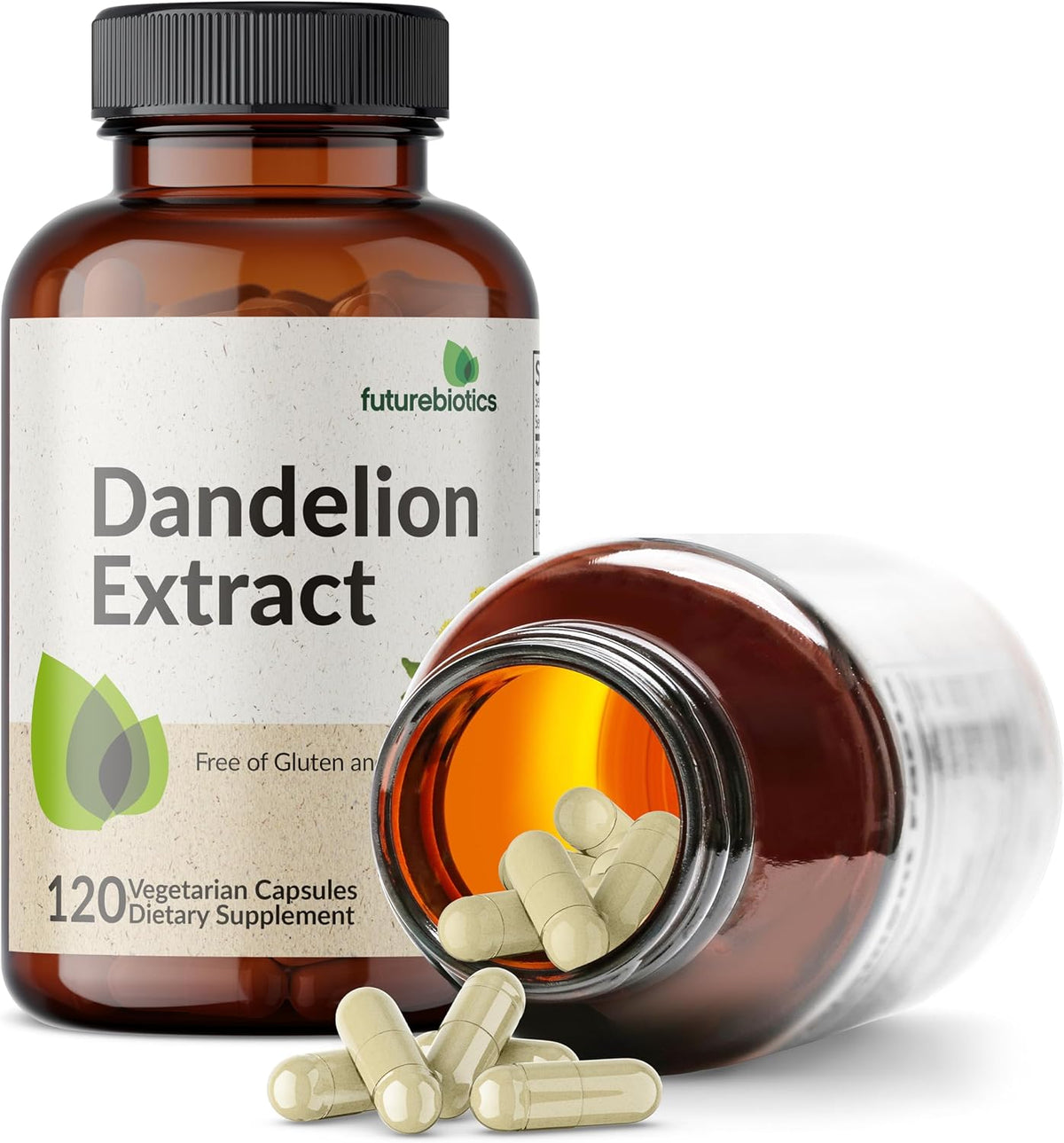 Futurebiotics Dandelion Extract Traditional Diuretic Herb, Non-GMO, 120 Vegetarian Capsules - görsel 4