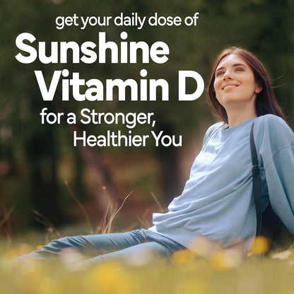 Sunshine Vitamin D3 25 mcg (1000 IU) with Vitamin K2