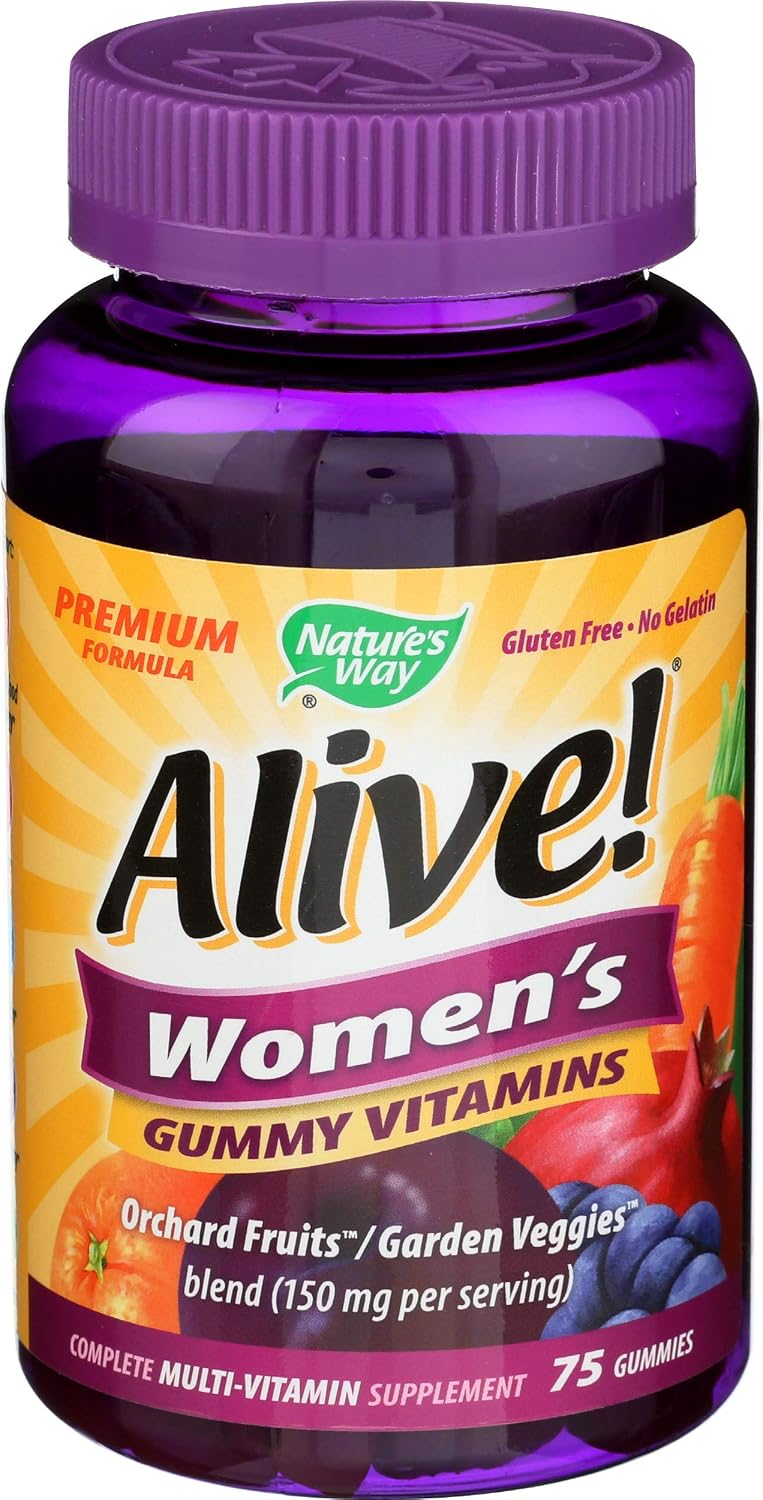 Nature's Way Alive! Women's Gummy Vitamins - 75 Count - görsel 1