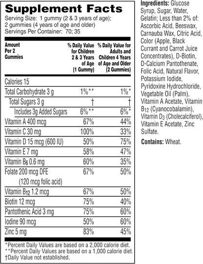 Flintstones Children's Complete Multivitamin Gummies, 70 Count